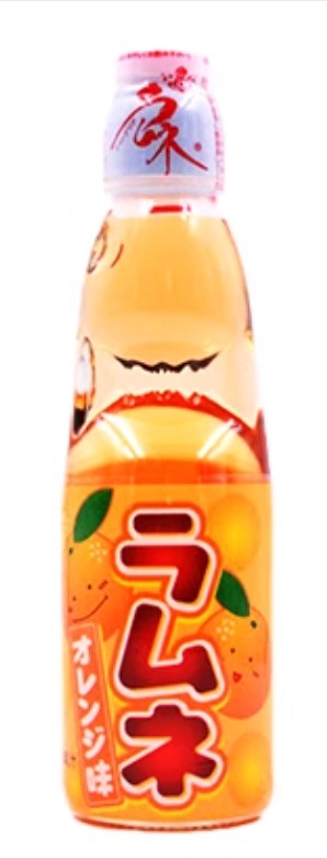 Bebida Ramune de laranja 200ml